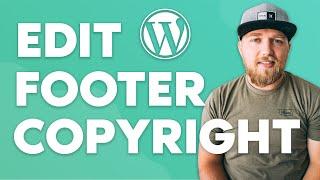 How to Edit Footer Copyright or Credit Text In Any WordPress Theme