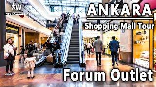 Weekend Tour at Forum Ankara Outlet Mall | Türkiye 4K60fps