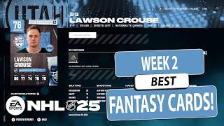 NHL 25 HUT Best Fantasy Hockey Week 2 Player Likely to go 99 OVERALL