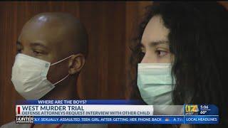 Defense attorneys request recorded interview with another child of Trezell and Jacqueline West