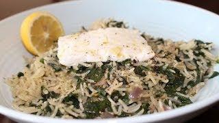 Spanakorizo (Spinach & Rice Pilaf)/Dimitras dishes episode 11