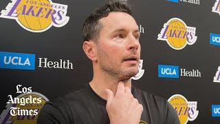 Lakers coach JJ Redick talks about losing home in Palisades fire