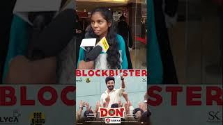 Don Movie review | Public Opinion | Day 5 Family Audience Review  | Sivakarthikeyan #Shorts