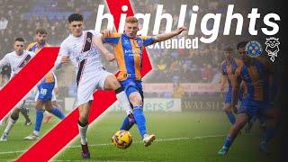 Extended highlights | Shrewsbury Town v Lincoln City