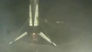 SpaceX Starlink v1-7 JRTI Booster Landing