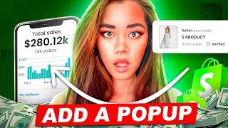 HOW TO ADD A SALES POPUP TO YOUR SHOPIFY STORE IN 8 MINUTES | TUTORIAL 2022