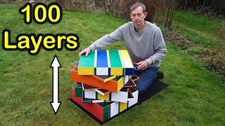 100x100x100 Rubik's Cube Puzzle World Record (100x100 / 100 layer twisty puzzle)