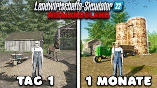 ICH, verbrachte MONAT auf Niemandsland! Hier ist, was passiert ist... Landwirtschafts-Simulator 22