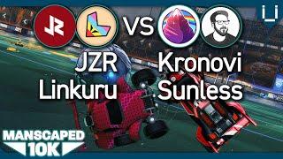 Manscaped 10K | ep.6 | JZR & Linkuru vs Kronovi & SunlessKhan | Rocket League 2v2 Tournament