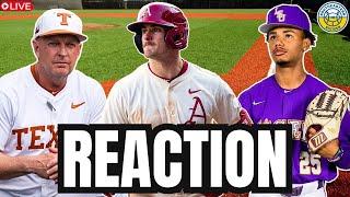 SEC Baseball Reaction: Regional Hosts Announced, Regional Pairing Predictions, More