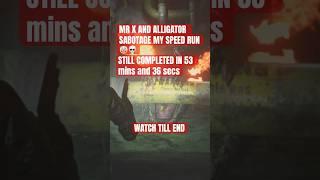 MR X AND SEWER GATOR THOUGHT THEY COULD STOP MY SPEEDRUN #shorts #shortsfeed #gamingshorts