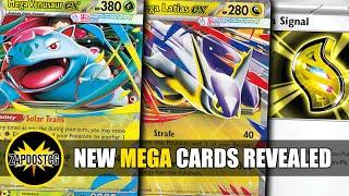 Brand New MEGA Pokemon Cards Revealed! (Mega Venusaur ex, Mega Latias ex, ...)