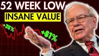 8 Stocks Near 52-Week Lows (Insane Value Picks)