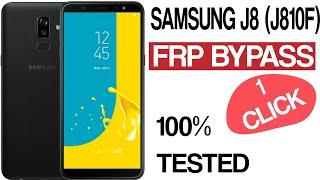 Samsung j8 (j810f)  frp bypass 1click / samsung j8 frp bypass android 10 / Samsung j8 frp bypass