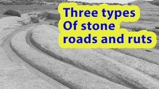 The global network of Neogene roads: three types of petrified ruts and roads