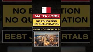 Malta jobs for Indians | Malta work visa 2024 | Public Engine #shorts