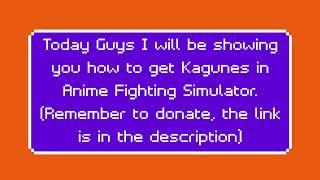 How to get kagunes in Anime Fighting Simulator (Roblox)