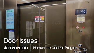 Malfunctioning Hyundai WBHS elevators – Haeundae Central Prugio, Busan, KR