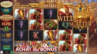 Je retente encore l'option d'achat de bonus free games ⇔ Slot GLORY OF ROME