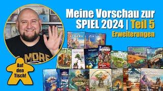 Meine Vorschau zur SPIEL 2024 Teil 5 | 16 Erweiterungen in der Übersicht | Auf den Tisch! Folge 136