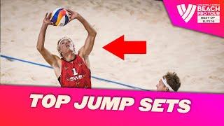 UNIQUE PLAYING STYLE!  | Åhman & Hellvig's Top Jumps Sets | BPT 2023 | #beachprotour