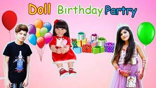 Doll ki birthday party  #Playhouse #fun #moonvines | MoonVines