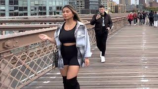 NEW YORK CITY 4K - Summer Walk Tour Manhattan DUMBO, Brooklyn Bridge Park ,Brooklyn Bridge, NYC,USA