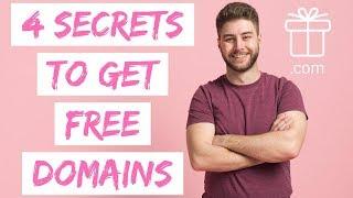 HOW TO GET A FREE DOMAIN NAME 2022  4 SECRET WAYS!