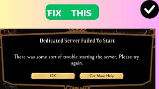 How to Fix “dedicated server failed to start” Error in  Don't Starve Together