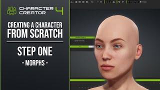 [Character Creator 4] Creating a character from scratch - Step 1 Morphs