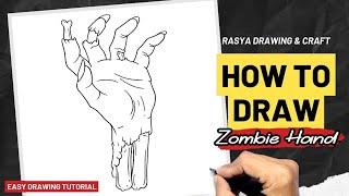 How to draw Zombie Hand