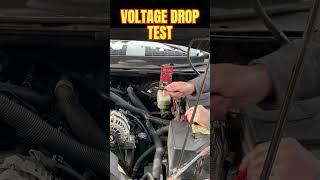 TESTING VOLTAGE DROP