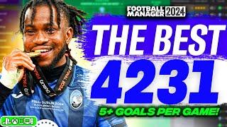 The BEST 4231 FM24 Tactic! 5+ Goals Per Game | 98% Win Rate!