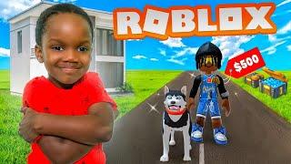 3yr Old Takes Dad's Credit Card To Buy ROBUX *$500 Avatar Makeover*