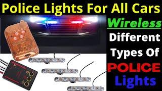 Wireless Police Light For Cars | police lights #policelight #Policebarlight #police #policelights