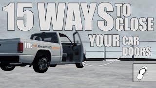 15 Ways To Close Your Car Doors In BeamNG Drive