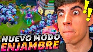 ¡MI PRIMERA VEZ en el [NUEVO MODO ENJAMBRE] de LOL y ES UNA LOCURA! ¡TE QUEDAS CALVO DEL ESTRES!