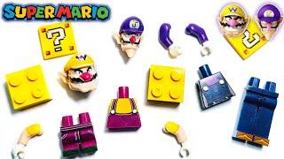 Lego Super Mario Bros. | Wario & Waluigi | The Villain of Mario Tennis | Unofficial Lego Minifigures