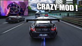 CRAZY Porsche 991 (997) GT cutting up in traffic! | MOZA R5