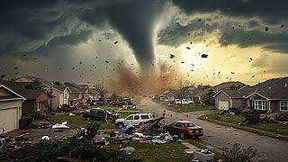 Illinois chaos today!! Jacksonville destroyed by tornado, buildings destroyed