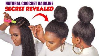 No Leave-out Invisible Hairline Crochet Method/ Undetectable Hairline/ Detailed steps