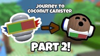 Journey to Coconut Canister #2 (WAY TO MUCH HONEY) | Roblox Bee Swarm Simulator