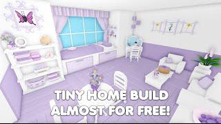 Tiny Home Speed Build *ALMOST FREE* Using NEW building menu in Adopt me!