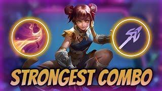 STRONGEST COMBO ALL META !! WAN-WAN LANCER WITH ANGELA SKILL 2 | MAGIC CHESS MLBB