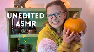 Completely Unedited ASMR ️ (thanks + encouragement, soft spoken to whispers, pottery show + tell)