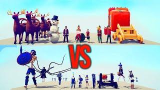 SPOOKY TEAM vs HOLIDAY TEAM #104 | TABS - Totally Accurate Battle Simulator