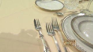 Etiquette expert teaches how to have good table manners while dining at a restaurant