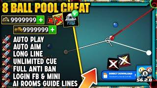 (TUTORIAL!) 8 Ball Pool MOD MENU v56.1.0 Gameplay - Unlimited Coins/Cash & Long Line Anti Ban 2025