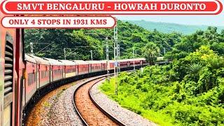 * Best Train to Howrah * 12246 SMVT Bengaluru to Howrah Duronto Full Journey