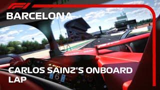 F1 2023 Carlos Sainz's Onboard Lap at Barcelona - Assetto Corsa